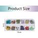 NICENEEDED 12 Colors Abalone Seashell Nail Art Flakes - Style 2 - Buy Online on GoSupps.com