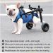 SNIME Adjustable Small Dog Wheelchair Small Dog Wheelchair for Back Legs Leg Brace Amp Hip Support Mobility Aid for Disabled Pets (Size : Extra Small) X-Small - Buy Online on GoSupps.com