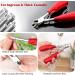 Toenail Clippers for Thick Nails Azymi Podiatrist Toenail Clippers Scissors Set for Men Women Ingrown Thick Toenail Treatment Sharp Curved Blades Wide Jaw Opening Non-slip Handles Red - Buy Online on GoSupps.com