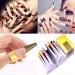 120 Piece Nail Stencils - Self-Adhesive Golden Modeling Stencils for Gel & Nail Extensions | International Shipping - Buy Online on GoSupps.com