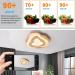 Wayluoung Dimmable LED Cloud Lamp | Modern 40cm Wood & Acrylic | 36W 3300LM | 3000K-6000K Remote Control | Perfect for Living Room Children's Room Kitchen & Home Office - Buy Online on GoSupps.com