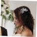 Didiseaon Iron sheets hair comb rhinestone hair accessories hair hair accessories bridal hair accessories wedding hair accessories for brides hand drill the flowers - Buy Online on GoSupps.com