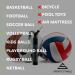 Sports Stable Ball Pump with 5 Needles - Push and Pull Inflation Device for Basketball, Football, Soccer, Volleyball & More - Buy Online on GoSupps.com