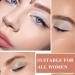 White Glitter Eyeshadow Stick Shimmer Durable Highlighter Eyeshadow Pencil Highly Pigmented Metallic Long Wear Waterproof Cream Eye Brightener Stick Eye Shadow Eyeliner Crayon Makeup Pen - Buy Online on GoSupps.com