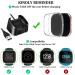 Clear Ultra Thin Fitbit Versa 2 Screen Protector Case 3 Pack - Full Protective Cover for Versa 2 Smartwatch Bands - Scratch Resistant & Shock Absorbing - Maledan Compatible - Buy Online on GoSupps.com