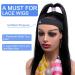 Adjustable Lace Melting Band with Edge Brush for Lace Frontal | Salon Elastic Bands for Wig | Melt Belt for Wigs - Edge Wrap and Lay Edges | Velcro Wig Bands - Comfortable - Buy Online on GoSupps.com