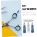 Fomiyes Decorative Scissors for Pets - 4-Piece Set Stainless Steel Nail Trimmers & Finger Rings for Easy Grooming - Buy Online on GoSupps.com