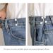 8pc Waist Tightener Set - Adjustable Jean Button Pins for Women - No Sew Pant Clips - Fashionable White Black Pearl Design - Buy Online on GoSupps.com
