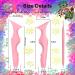 Reusable Silicone Winged Eyeliner Stencils - 5 in 1 Multi-Purpose Makeup Tool for Beginners - Pink - Buy Online on GoSupps.com