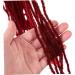 minkissy Dirty Little Braids Head Band Wigs Braided Wig Ponytail Wigs Dreads Extensions Dreadlock Accessories Double Ended Dreadlock Extensions Hair Wig Women Hairpiece Extensions Men Wig 90X8CM Claret - Buy Online on GoSupps.com