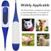 LUCHONG Animal Thermometer Digital LED Display Thermometer Fast Reading Accurate Waterproof Pet Digital Rectal Thermometer for Livestock Dogs Horse Cats Pigs Sheep - Buy Online on GoSupps.com