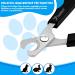 Buy Candure Professional Claw Scissors for Dogs & Cats - High-Quality Stainless Steel Nail Clippers with Safety Protection - Small (XS) Light Blue - Buy Online on GoSupps.com