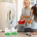 Laundry Powder Detergent Container Fabric Softener Dispenser with Handle measuring cup to protect against moisture Reusable (S) - Buy Online on GoSupps.com