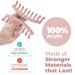 Premium Big Claw Clips (8 Pack) for Women - Ideal for Thick or Thin Hair | Strong and Stylish Hair Claw Clips for Easy Styling - Buy Online on GoSupps.com