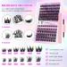 Laluerck DIY Eyelash Extension Kit Individual Lashes Cluster C Curl with Glue and Tools for Self Application at Home Set 1 - Buy Online on GoSupps.com
