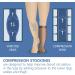 Premium Unisex Knee High Compression Socks - 16-18 mmHg (Class 1 Medical) - Large Beige - Buy Online on GoSupps.com