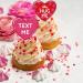 Whaline 60Pcs Valentine's Day Cupcake Topper Conversation Heart Cupcake Picks Red Pink Love Heart Sayings Food Picks for Wedding Engagement Cake Decoration 12 Designs - Buy Online on GoSupps.com