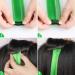12 Pcs Rainbow Party Highlights 22 inch Clip in Hair Extensions - Colorful Synthetic Hairpieces for Women, Kids, and Girls - Buy Online on GoSupps.com