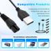 5V USB Mesh Cable with 7 Plugs - Universal Adapter Set for Panasonic & Philips Shavers | Compatible Hair Cutter Charger - Buy Online on GoSupps.com