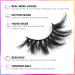 Barbiely 3 Pairs 20MM Mink Lashes - Dramatic Cat-Eyes Look | 100% Real Siberian Mink Fur | Reusable & Handmade | Cruelty-Free | Non-Irritating Fake Eyelashes - Buy Online on GoSupps.com