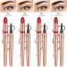 Magic Eyebrow Pencil-3D Waterproof Microblading Eyebrow Pencil Contouring Pen 4 Tipped Precise Brow Pen Magic Microblading Eyebrow Pen Natural Fine Stroke Microblading Eyebrow Pencil (ALLx4) - Buy Online on GoSupps.com