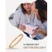 EnerCoppeX Magnetic Ankle Bracelet for Women Stainless Steel Lymph Detox Anklet 3500 Gauss Effective Magnet (SAC-0189G) - Buy Online on GoSupps.com