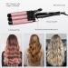 janelove 3 Barrel Hair Waver 25mm Beach Wave Hair Curler with 2 Temperature Adjustments Ceramic Curling Iron with Heat-Resistant Glove for Long Medium Short Hair - Buy Online on GoSupps.com
