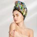 Hair Towel Wrap with Button | Cute Dogs Collage Hair Drying Turban for Quick Drying - Buy Online on GoSupps.com