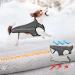 Slowton Dogs Winter Jacket | Adjustable Waterproof Dog Coat with Reflective Stripes | Warm Snowsuit for Pets (L Gray) - Buy Online on GoSupps.com