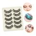 FOMIYES 10 Pairs Diamond False Eyelashes - Colored Rhinestones and Gems Exaggerated Fake Lashes - Buy Online on GoSupps.com