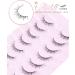 Natural Wispy Short False Eyelashes 7 Pairs - D2 Short (6-10MM) | Faux Mink Soft Eyelashes - Onlyall - Buy Online on GoSupps.com