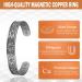 ENERCOPPEX Magnetic Copper Bracelet for Arthritis - 8 Strong Magnets (3500 Gauss) Adjustable Size High-Quality Pain Relief Jewelry - Buy Online on GoSupps.com