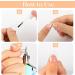 Professional Acrylic False Nail Clippers with Magnets | Nail Tip Cutter & Length Measurement Tool for Salon & Home | Perfect Gift for Nail Art Lovers (Chameleon Color - Buy Online on GoSupps.com