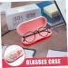 Buy PartyKindom Double Layer Glasses Case - Leather PU Storage Box with Mirror | Travel Accessory - Buy Online on GoSupps.com