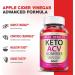 Vegan Keto ACV Gummies with Vitamin B12 & B6 - 1000mg Apple Cider Vinegar - 60 Count - Buy Online on GoSupps.com