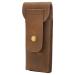 Soft razor travel bag for razor razor leather bag portable safety razor protective cover made of cowhide old-fashioned razor case travel bag razor protective cover travel bag