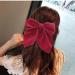 Doromy 6 Packs Big Hair Bow Clips Red Black Bow Hair Barrettes Cute Kawaii Bowknot Hairpins Satin Bow Hair Accessories French Hair Barrettes for Women Girls Christmas Parties - Buy Online on GoSupps.com