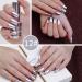 Metal Nail Polish 18ml Mirror Nail Varnish Quick Drying Metallic Effect Nail Art Polish Plating Metallic Nail Polish No UV Needed Magic Mirror Gel Nail Polish For Chrome Nail Art (12-Silver) - Buy Online on GoSupps.com