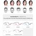 Shop Lanomi Fashion Half-Frame Reading Glasses - Blue Light Filter UV400 Protection Pink Frame & Tortoise Arm - Perfect Visual Aid for Men & Women - Buy Online on GoSupps.com