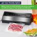 GERYON Automatic Vacuum Sealer Machine | Detachable Design | LED Indicator Lights | Dry & Moist Food Modes | Compact Design | Starter Kit Included (Silver) - Buy Online on GoSupps.com