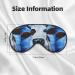 White Cow on Blue Oil Painting Sleep Mask | Adjustable Double-Sided Eye Mask | Soft Covers for Perfect Shading & Reduced Eye Edema - Shop Internationally - Buy Online on GoSupps.com