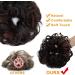 Messy Bun Hair Piece for Women | Thick Updo Scrunchie Hair Extension | Natural Black Mix Dark Auburn - 1 PCS - Buy Online on GoSupps.com