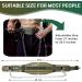 Manueklear DIP Belt for Men & Women - Double Layer Weight Lifting Belt with Chain & Carabiner | Olive Green Weight Belt for Bodybuilding & Strength Training - Buy Online on GoSupps.com