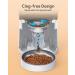 Katalic Automatic Cat Feeder - 4L Capacity, Clog-Free Dispenser with Voice Recorder, Programmable Timer - Ideal for Cats and Dogs - White - Buy Online on GoSupps.com