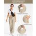 VILIGO Women's Lightweight Cargo Joggers Hiking Pants - Quick Dry & Water Resistant with Zipper Pockets | Khaki, Size Large - Buy Online on GoSupps.com