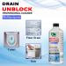 Drain Unblocker Powerful Effectively Removes Blockages Liquid Cleaner Kitchen Sink Unblocker & Bathroom Sink Plug Hole Liquid & Hair Unblocker Sludge Remove from Showers Toilet Clean (1000ml) - Buy Online on GoSupps.com