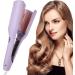 Electric Curling Wand - Portable Curling Iron Crimper | 32mm Temperature Adjustable Wave Heated Iron Volumizing Curling Wand | Portable Hairstyle Iron For Colleague Dorm Home Travel And Salon A:purple European Standard - Buy Online on GoSupps.com