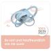 Nip Schnuller My Butterfly - Eco-Friendly Silicone Pacifier for 5-18 Months - Lightweight Jaw-Friendly Design in Blue - Buy Online on GoSupps.com