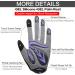Lovmead Children's Bicycle Gloves for Girls (Ages 4-12) - MTB Racing & Outdoor Sports - Spring/Summer Violet - Buy Online on GoSupps.com