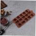 Zerodeko Ice Cube Tray 6 pcs Adorable Mold Tools Fondant Molds Candy Ice Cube Chocolate Silicone DIY Lovely Cookie for 21X10.2cmx2pcs Brown 2x2pcs - Buy Online on GoSupps.com